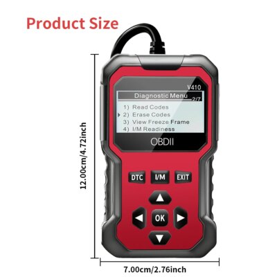 Car Obd2 Scanner Diagnostic Tool Code Reader Engine Fault Code Reader Scanner Can Diagnosis All Obd Ii in 1996 Agreement Car Scanning Tool - Image 2