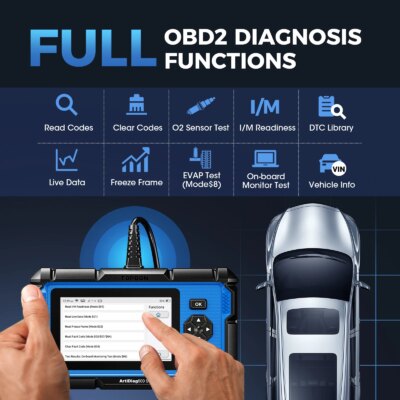 TOPDON ArtiDiag600S OBD2 Scanner Automotive Diagnostic Tool Code Reader Oil/BMS/ABS/SAS/EPB/DPF/TPMS/Throttle Engine Test Scan - Image 2