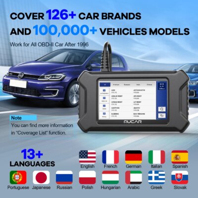 MUCAR CS90 OBD2 Scanner 28 Resets Services Lifetime Free Update Car Tools OBD II Diagnosis Engine Systems Diagnostic Tools - Image 5