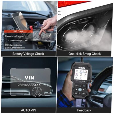 ANCEL TD700 OBD2 Scanner for Toyota/Lexus/Scion All System Transmission TPMS Relearn ABS Engine Car Diagnostic Scan Tool - Image 6