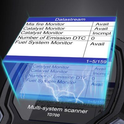 ANCEL TD700 OBD2 Scanner for Toyota/Lexus/Scion All System Transmission TPMS Relearn ABS Engine Car Diagnostic Scan Tool - Image 5