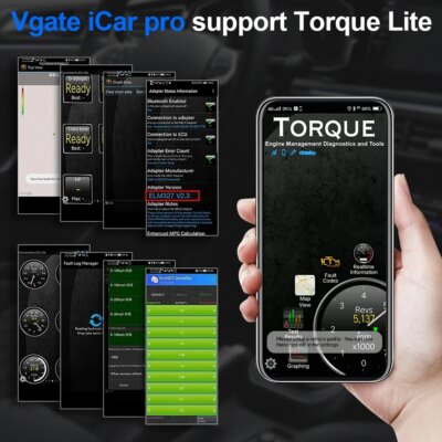 Vgate iCar Pro ELM327 V2.3 For VW For Skoda OBD 2 OBD2 Car Auto Diagnostic Scanner WIFI Bluetooth 4.0 Scan Tool ODB2 For BMW - Image 5