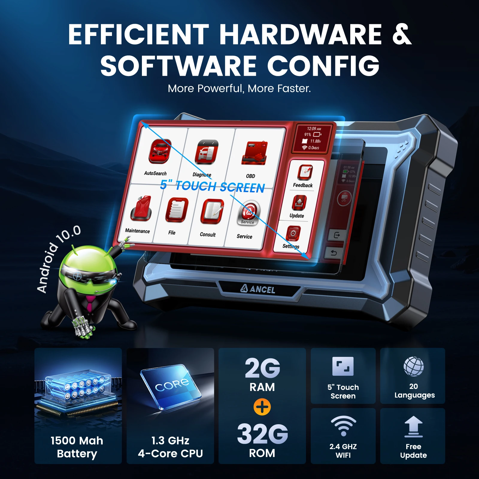 ANCEL DS200 OBD2 Scanner Code Reader Full System TPMS Oil Reset D.PF Regen OBD 2 Car Diagnostic Scan Tool Lifetime Free Update ANCEL DS200 OBD2 Scanner Code Reader Full System TPMS Oil Reset D.PF Regen OBD 2 Car Diagnostic Scan Tool Lifetime Free Update