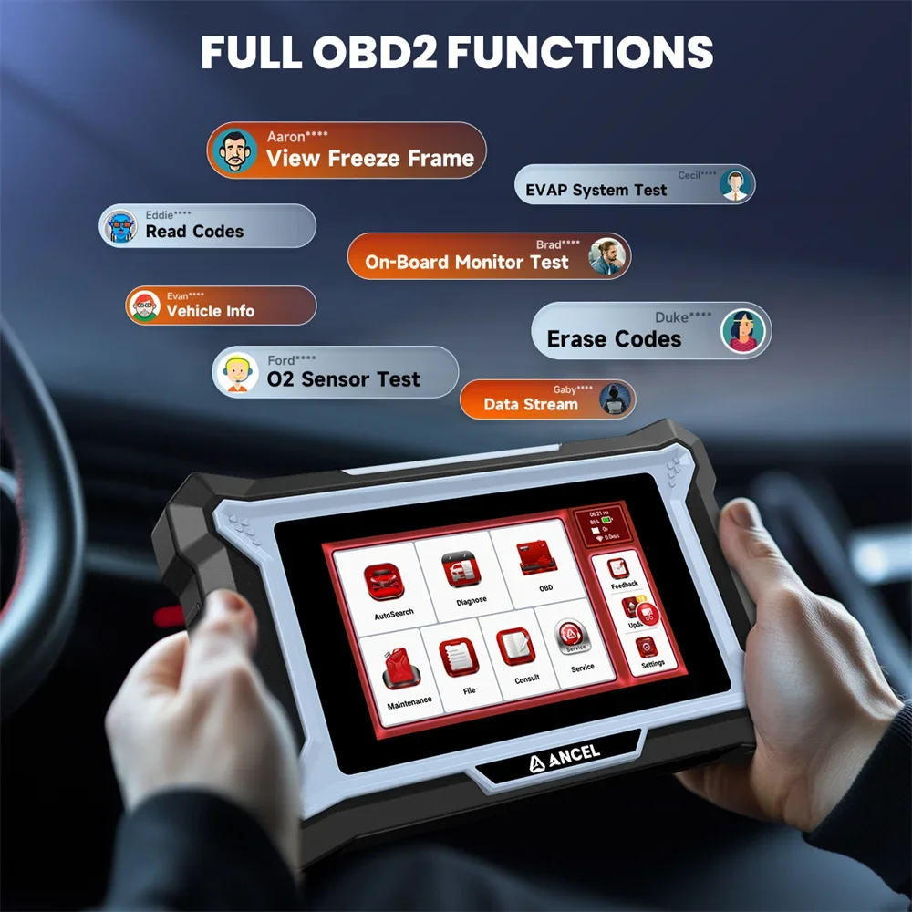 ANCEL DS200 OBD2 Scanner Code Reader Full System TPMS Oil Reset D.PF Regen OBD 2 Car Diagnostic Scan Tool Lifetime Free Update ANCEL DS200 OBD2 Scanner Code Reader Full System TPMS Oil Reset D.PF Regen OBD 2 Car Diagnostic Scan Tool Lifetime Free Update