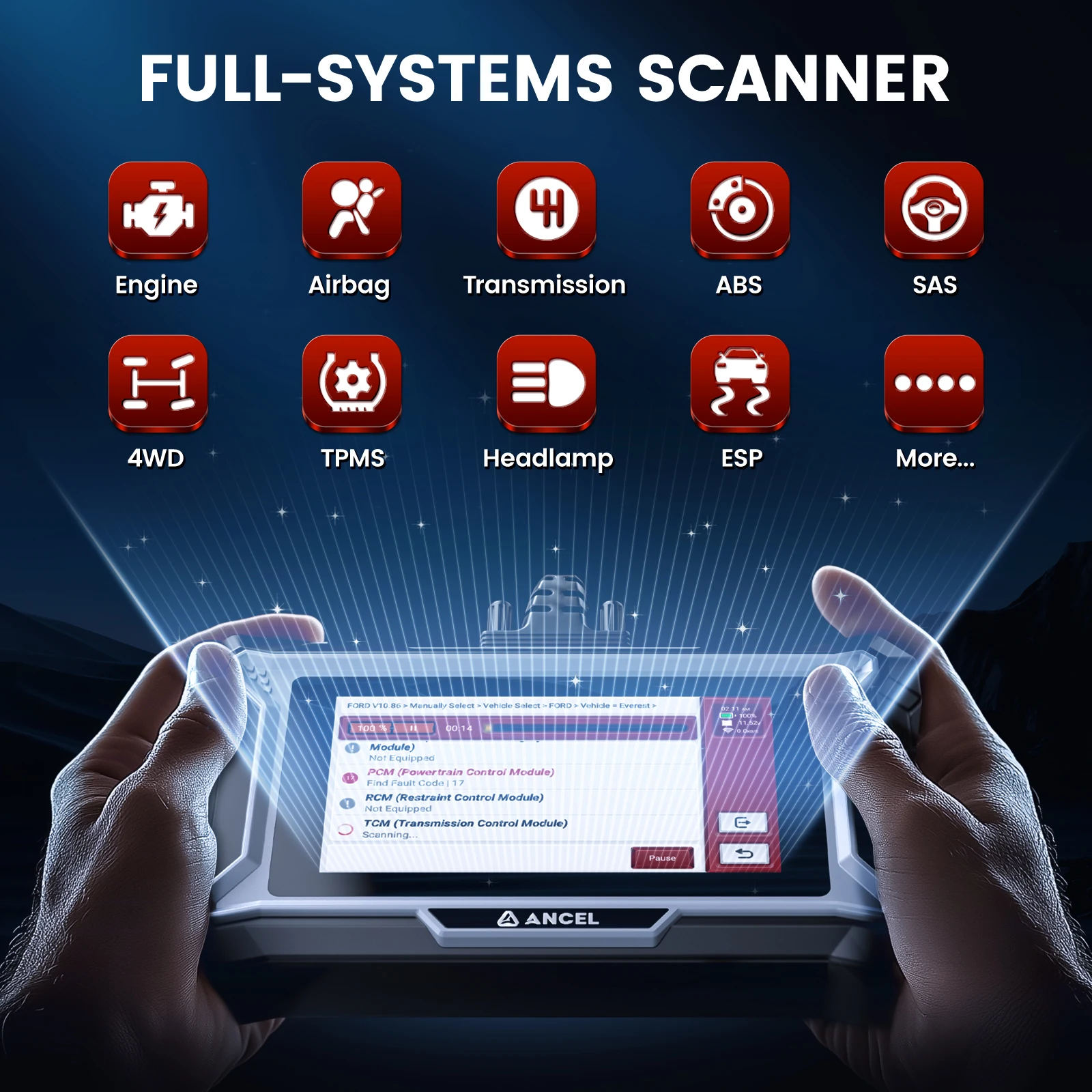 ANCEL DS200 OBD2 Scanner Code Reader Full System TPMS Oil Reset D.PF Regen OBD 2 Car Diagnostic Scan Tool Lifetime Free Update ANCEL DS200 OBD2 Scanner Code Reader Full System TPMS Oil Reset D.PF Regen OBD 2 Car Diagnostic Scan Tool Lifetime Free Update