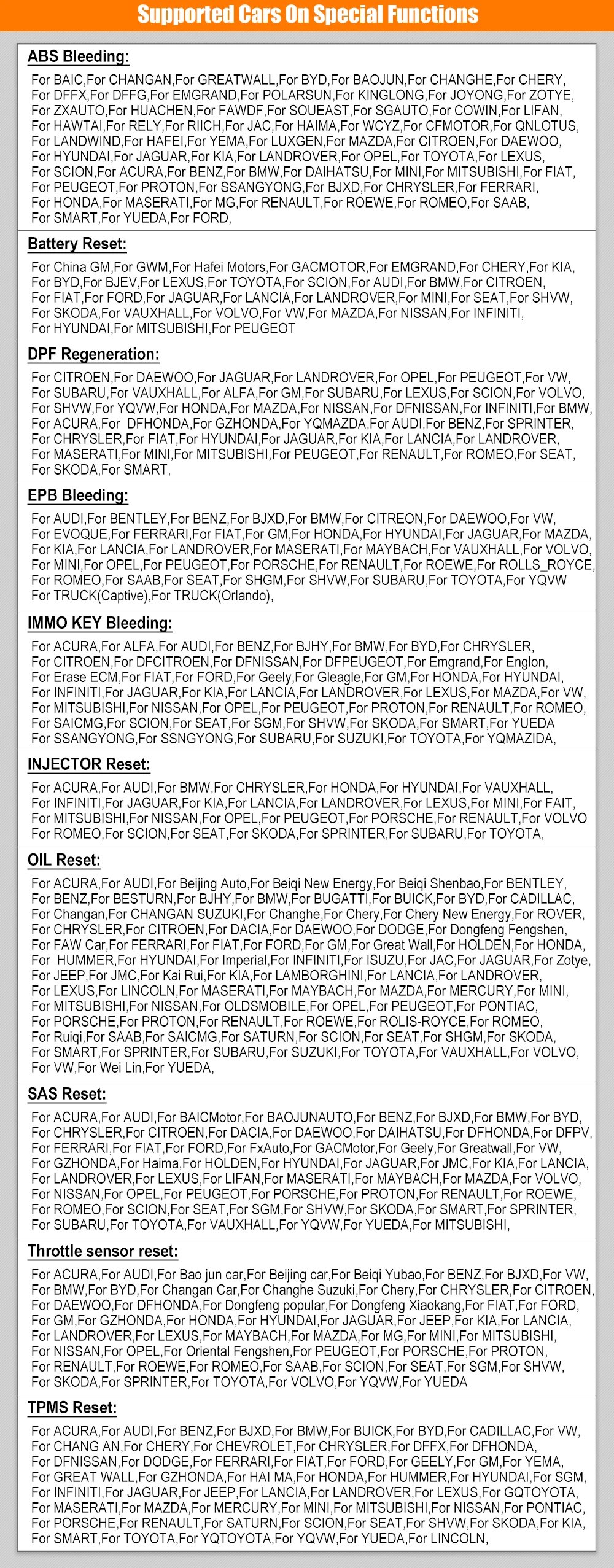 ANCEL X6 OBD2 Car Scan Tools All System Diagnostic Oil EPB TPMS DPF. IMMO SAS Reset ABS Bleeding ODB OBD 2 Automotive Scanner