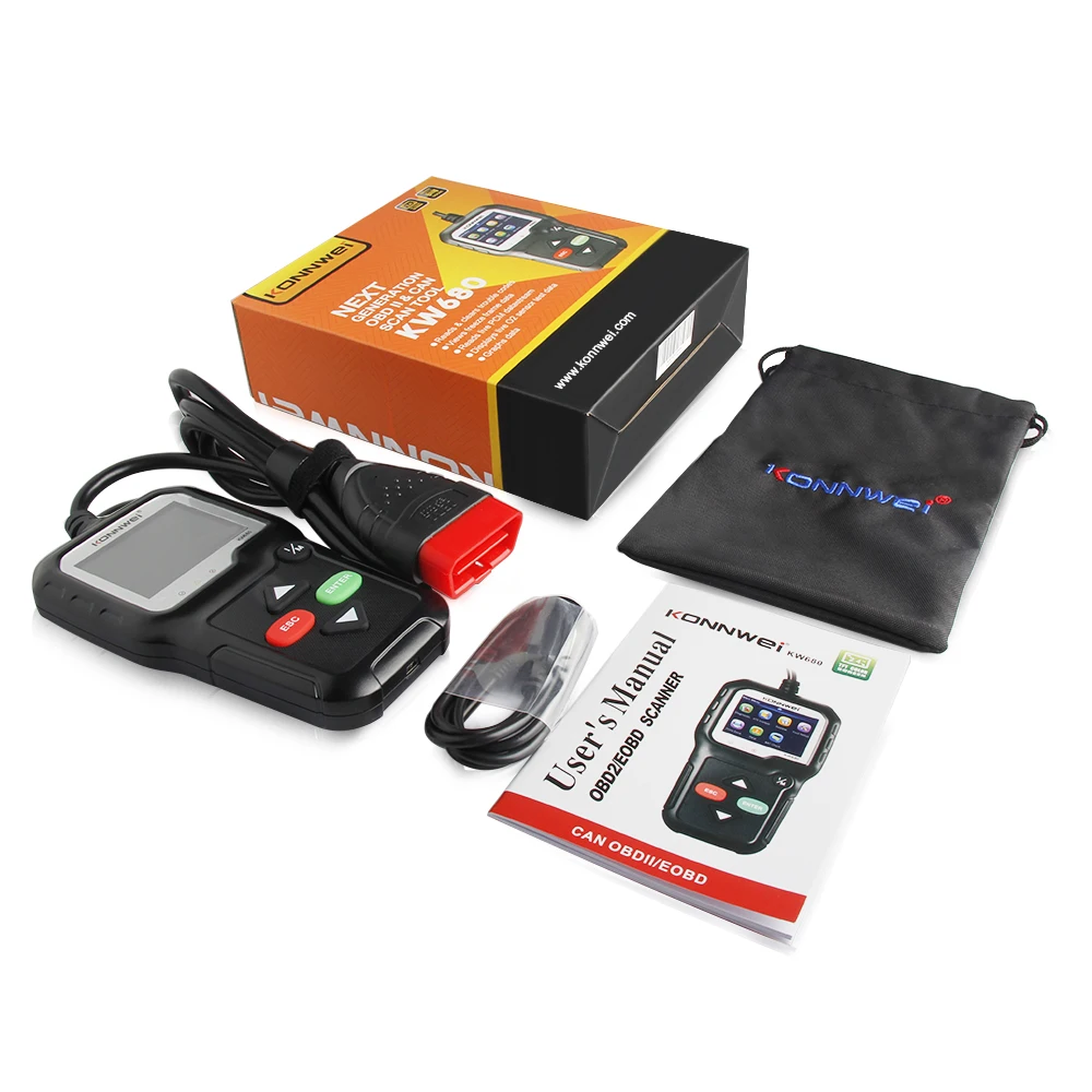 2025 KONNWEI KW680 OBD2 Diagnostic Tool Car Code Reader Check Engine Light Scan Tool OBD II Scanner for Cars After 1996 2025 KONNWEI KW680 OBD2 Diagnostic Tool Car Code Reader Check Engine Light Scan Tool OBD II Scanner for Cars After 1996