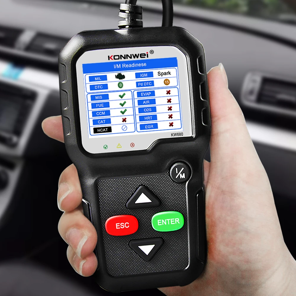2025 KONNWEI KW680 OBD2 Diagnostic Tool Car Code Reader Check Engine Light Scan Tool OBD II Scanner for Cars After 1996 2025 KONNWEI KW680 OBD2 Diagnostic Tool Car Code Reader Check Engine Light Scan Tool OBD II Scanner for Cars After 1996