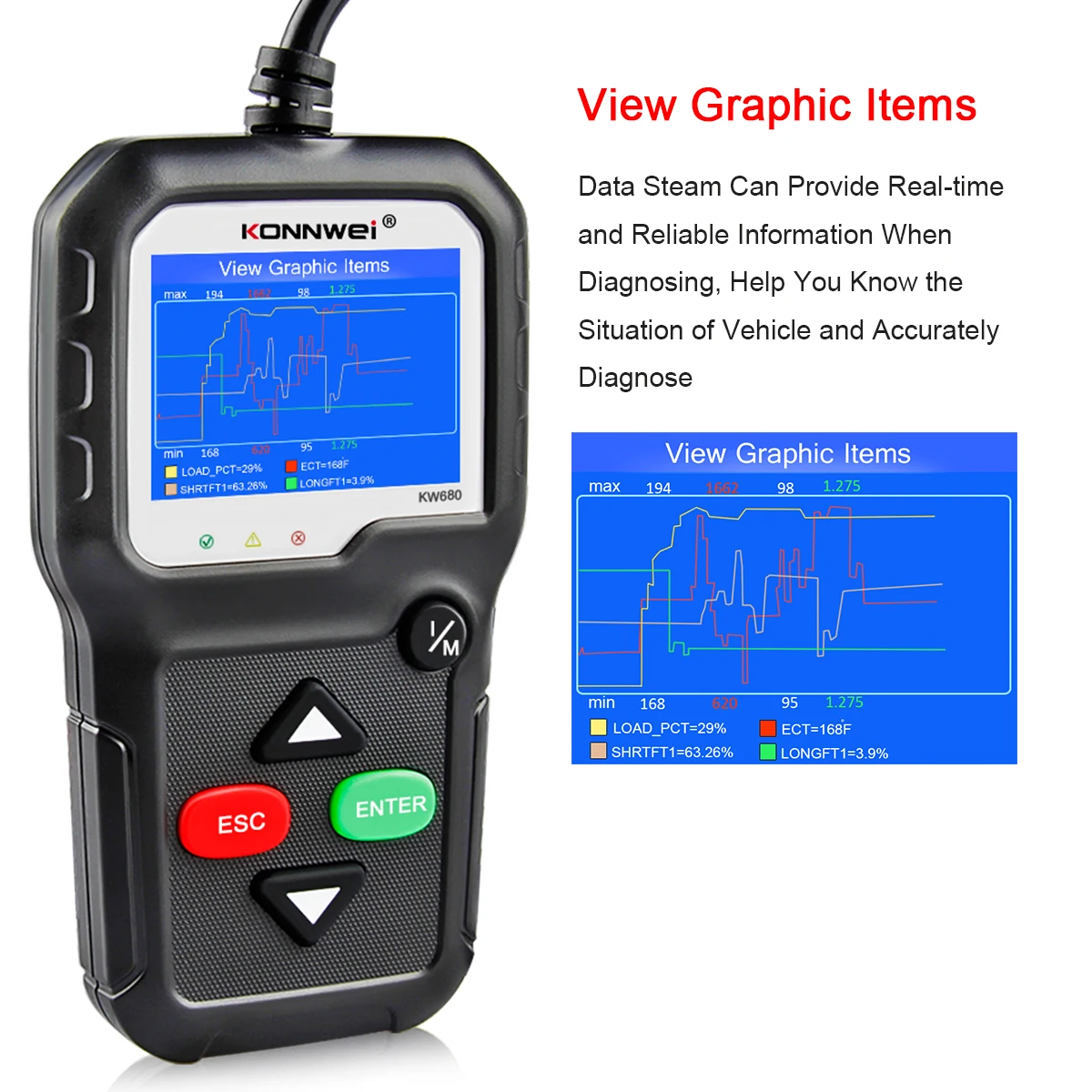 2025 KONNWEI KW680 OBD2 Diagnostic Tool Car Code Reader Check Engine Light Scan Tool OBD II Scanner for Cars After 1996 2025 KONNWEI KW680 OBD2 Diagnostic Tool Car Code Reader Check Engine Light Scan Tool OBD II Scanner for Cars After 1996
