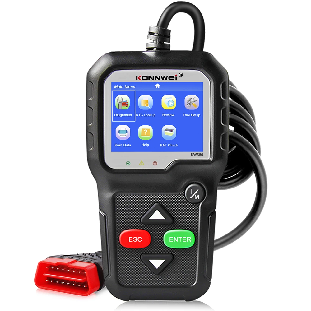 2025 KONNWEI KW680 OBD2 Diagnostic Tool Car Code Reader Check Engine Light Scan Tool OBD II Scanner for Cars After 1996 2025 KONNWEI KW680 OBD2 Diagnostic Tool Car Code Reader Check Engine Light Scan Tool OBD II Scanner for Cars After 1996