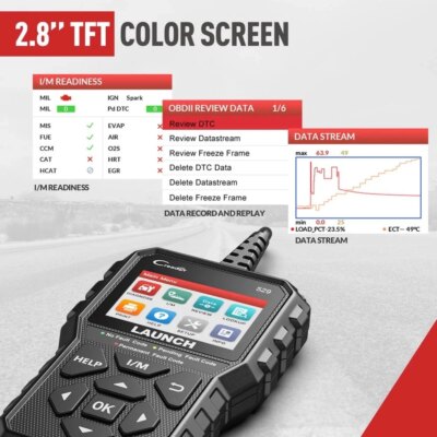 X-431 LAUNCH Creader529 CR529 OBD2 Scanner Code Reader Engine Check Diagnostic Tools Automotive Tools Diagnostic Auto Automotivo - Image 3