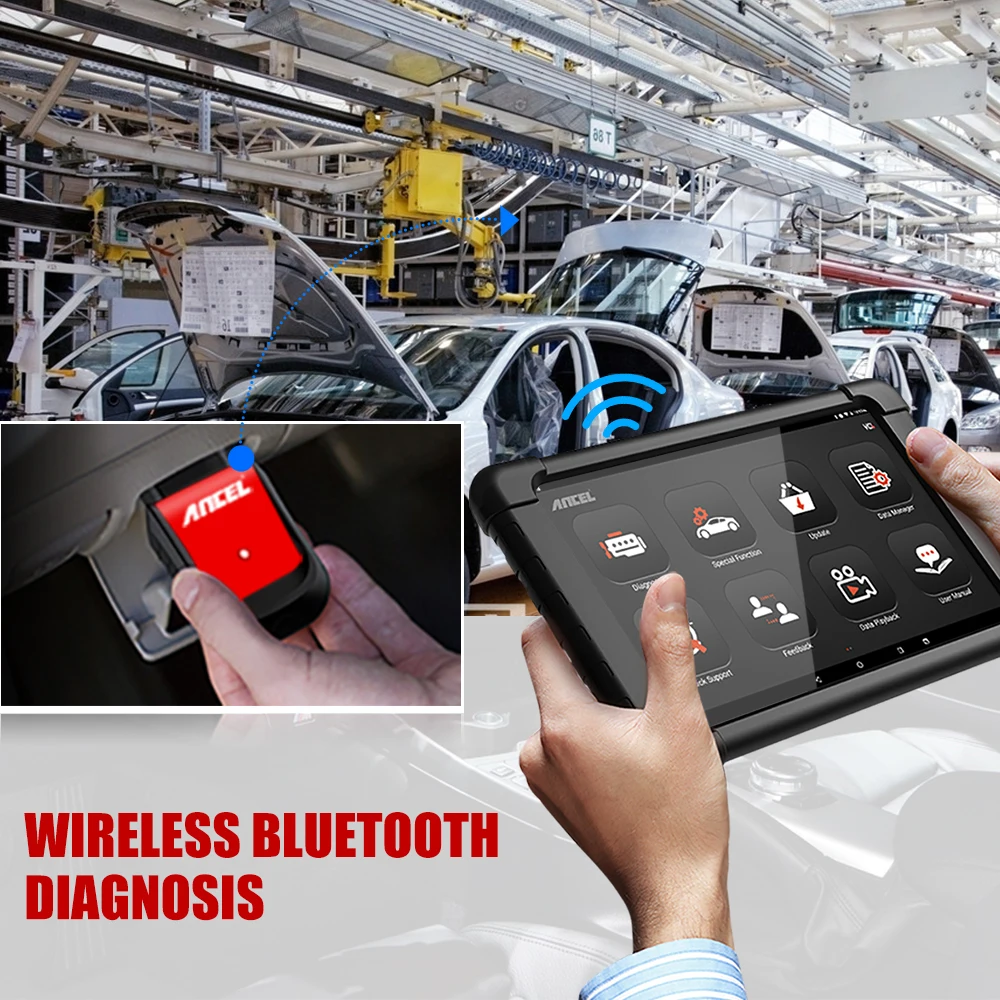 Ancel X6 OBD2 Automotive Scanner Professional ABS SRS Oil EPB BMS Reset All System Code Reader OBD 2 Car Diagnostic Scan Tools Ancel X6 OBD2 Automotive Scanner Professional ABS SRS Oil EPB BMS Reset All System Code Reader OBD 2 Car Diagnostic Scan Tools