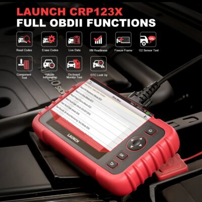 X-431 LAUNCH CRP123X OBD2 Scanner Auto Code Reader Car Diagnostic Tool ENG AT ABS SRS WIFI Diagnostics Scan OBDII Automotive - Image 3