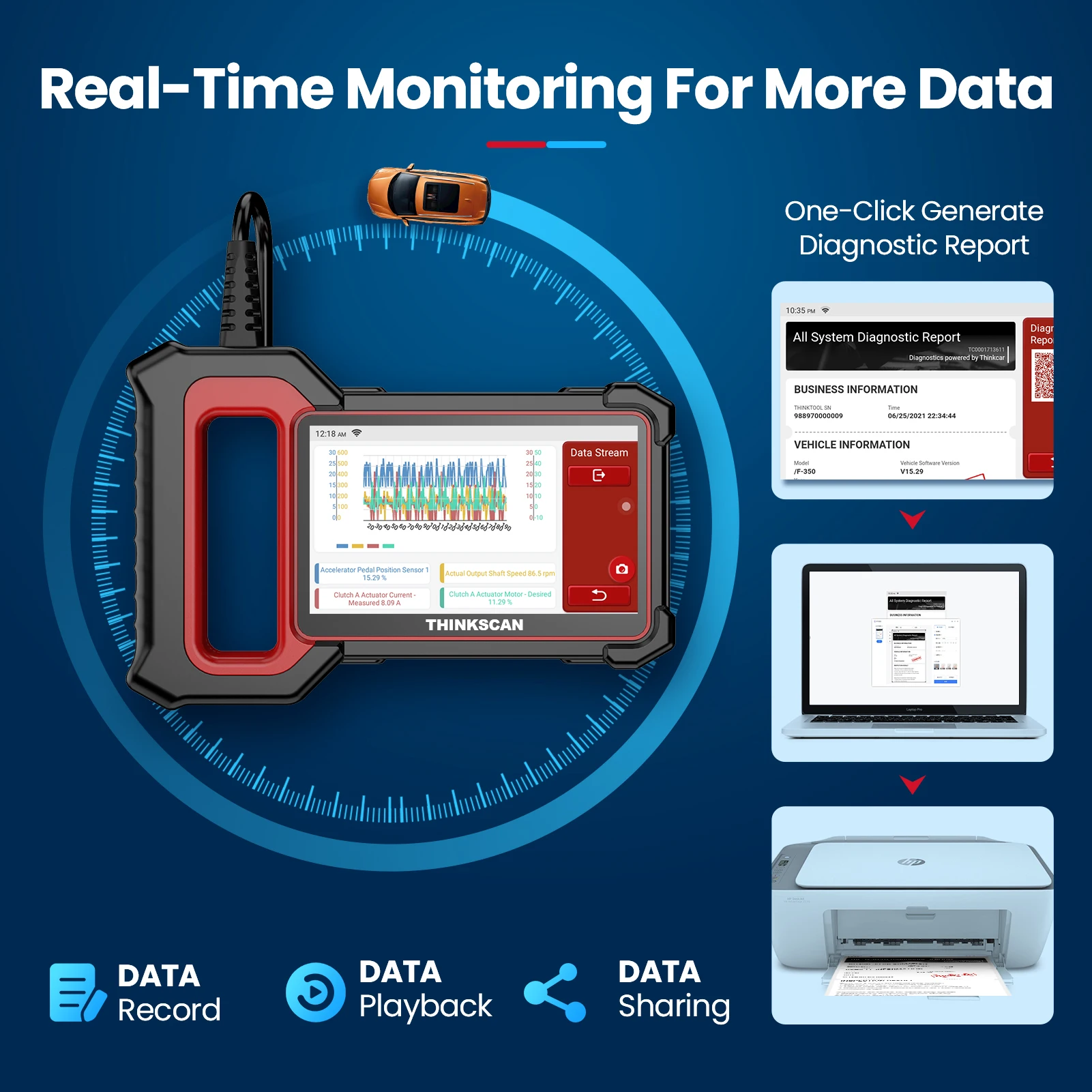 Thinkscan Plus S4 OBD2 Scanner ABS/SRS/ECM/TCM/BCM System with 3 Resets OBDII Automotive Scanner Bluetooth Diagnostic Tools Thinkscan Plus S4 OBD2 Scanner ABS/SRS/ECM/TCM/BCM System with 3 Resets OBDII Automotive Scanner Bluetooth Diagnostic Tools