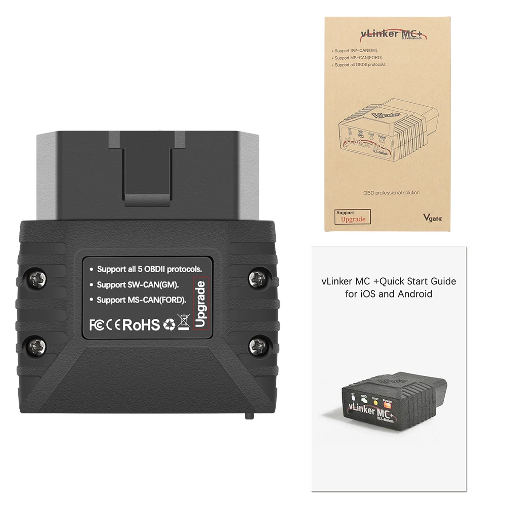 Vgate vLinker MC ELM327 V2.2 Bluetooth 3.0 4.0 OBD2 Scanner OBD 2 BimmerCode FORScan Auto Car Diagnostic tools ELM 327 V1 5