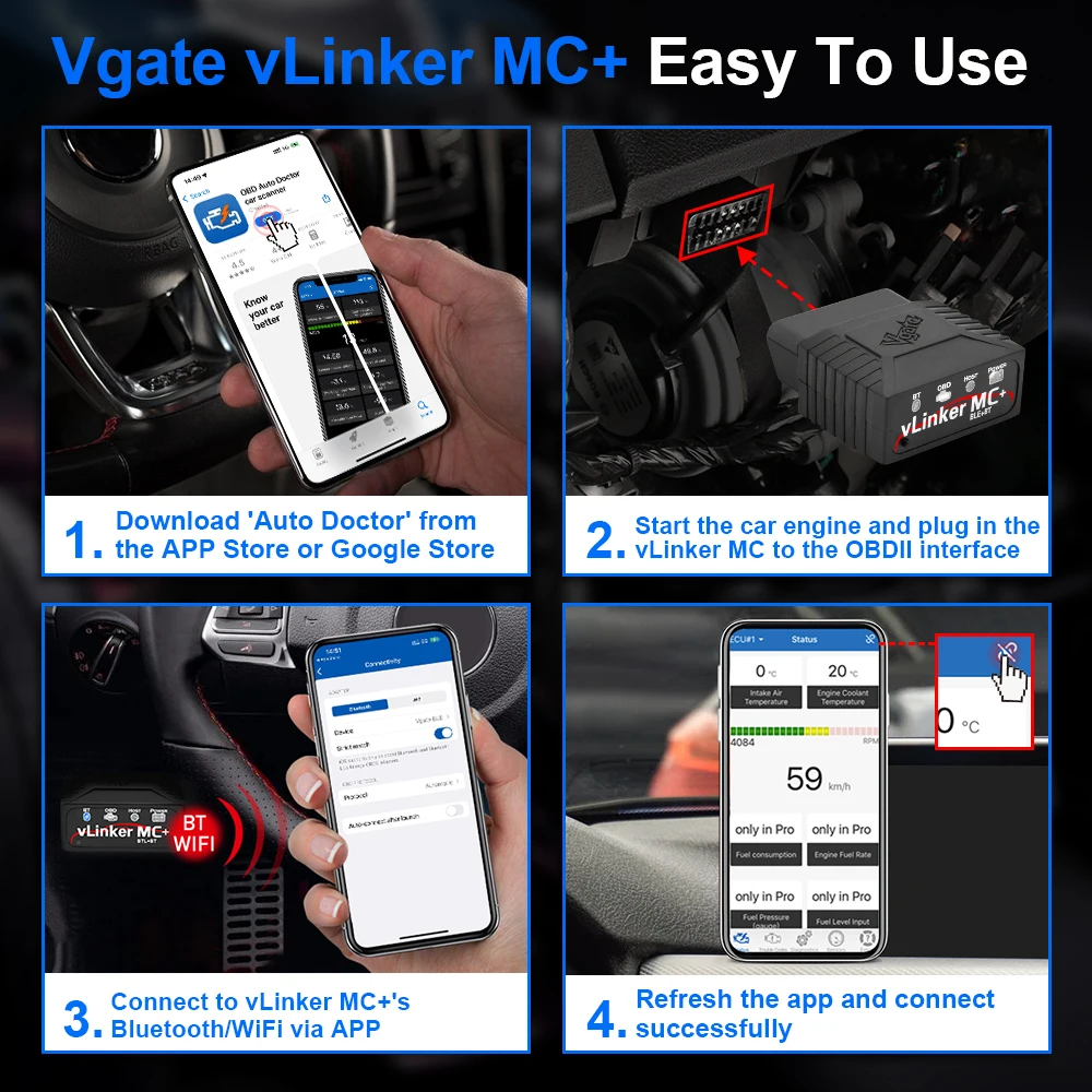 Vgate vLinker MC ELM327 V2.2 Bluetooth 3.0 4.0 OBD2 Scanner OBD 2 BimmerCode FORScan Auto Car Diagnostic tools ELM 327 V1 5 Vgate vLinker MC ELM327 V2.2 Bluetooth 3.0 4.0 OBD2 Scanner OBD 2 BimmerCode FORScan Auto Car Diagnostic tools ELM 327 V1 5
