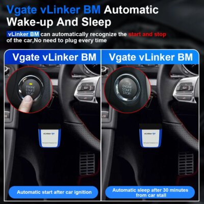 Vgate vLinker BM ELM327 For BMW Scanner Wifi Bluetooth 4.0 OBD2 OBD 2 Car Diagnostic Auto Scan Tool Bimmercode ELM 327 V1.5 V1 5 - Image 5