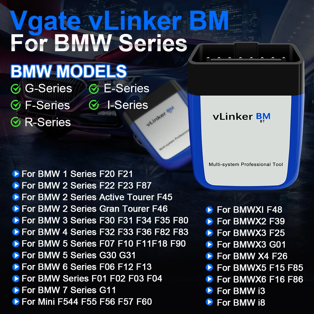 Vgate vLinker BM ELM327 For BMW Scanner Wifi Bluetooth 4.0 OBD2 OBD 2 Car Diagnostic Auto Scan Tool Bimmercode ELM 327 V1.5 V1 5 Vgate vLinker BM ELM327 For BMW Scanner Wifi Bluetooth 4.0 OBD2 OBD 2 Car Diagnostic Auto Scan Tool Bimmercode ELM 327 V1.5 V1 5