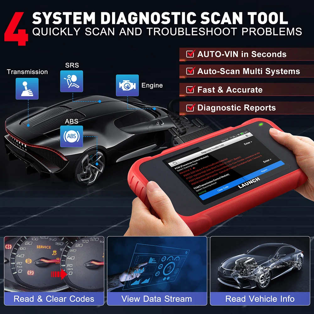 LAUNCH X431 CRP123E V2.0 /CRR123I V2.0 Car OBD2 Diagnostic Tools Auto OBD Scanner ABS SRS Engine AT+ 7 Reset Service Free Update LAUNCH X431 CRP123E V2.0 /CRR123I V2.0 Car OBD2 Diagnostic Tools Auto OBD Scanner ABS SRS Engine AT+ 7 Reset Service Free Update