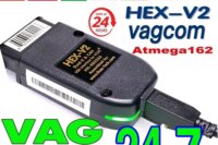 2025 VAG COM HEX-V2 Scanner OBD2 Diagnostic Tool Cable V24.7 Multi-Language HEX V2 Wesheu VAG COM For Audi SKODA VW Car