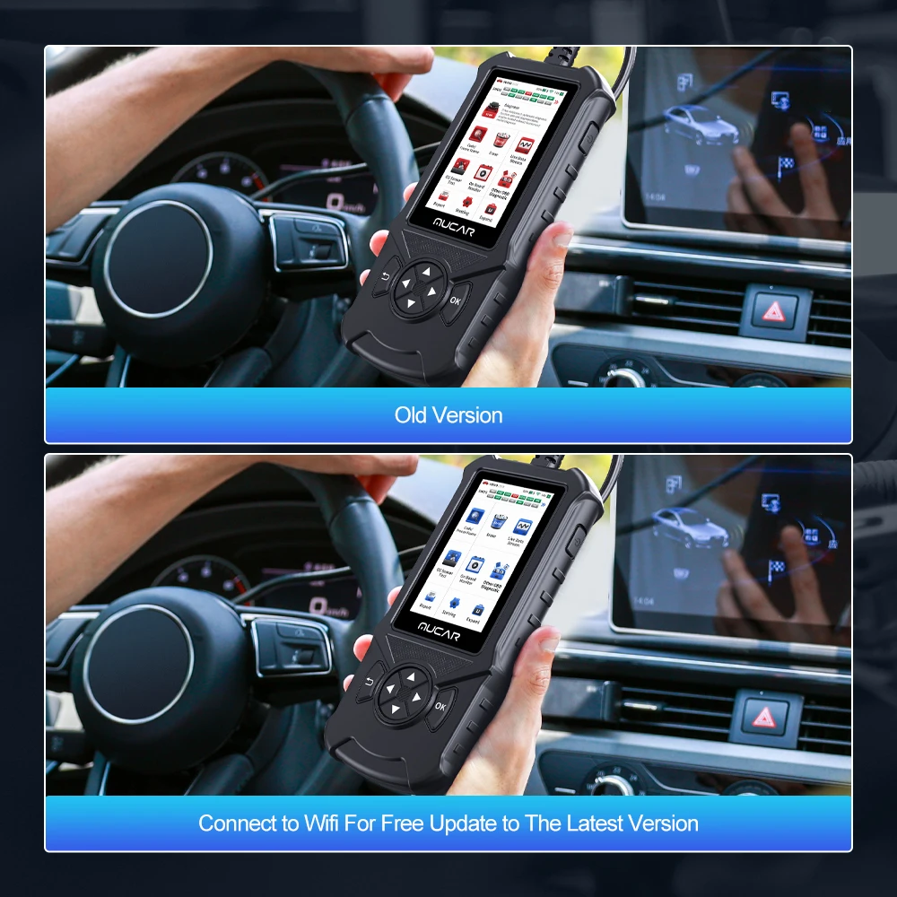 MUCAR CDE900 Auto OBD2 Scanner Engine Airbag ABS TCM System Diagnose Code Reader WIFI Update Car Diagnostics Tool