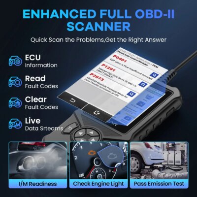 MUCAR CDE900 Auto OBD2 Scanner Engine Airbag ABS TCM System Diagnose Code Reader WIFI Update Car Diagnostics Tool - Image 4