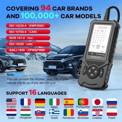 MUCAR CDE900 Auto OBD2 Scanner Engine Airbag ABS TCM System Diagnose Code Reader WIFI Update Car Diagnostics Tool - Image 6