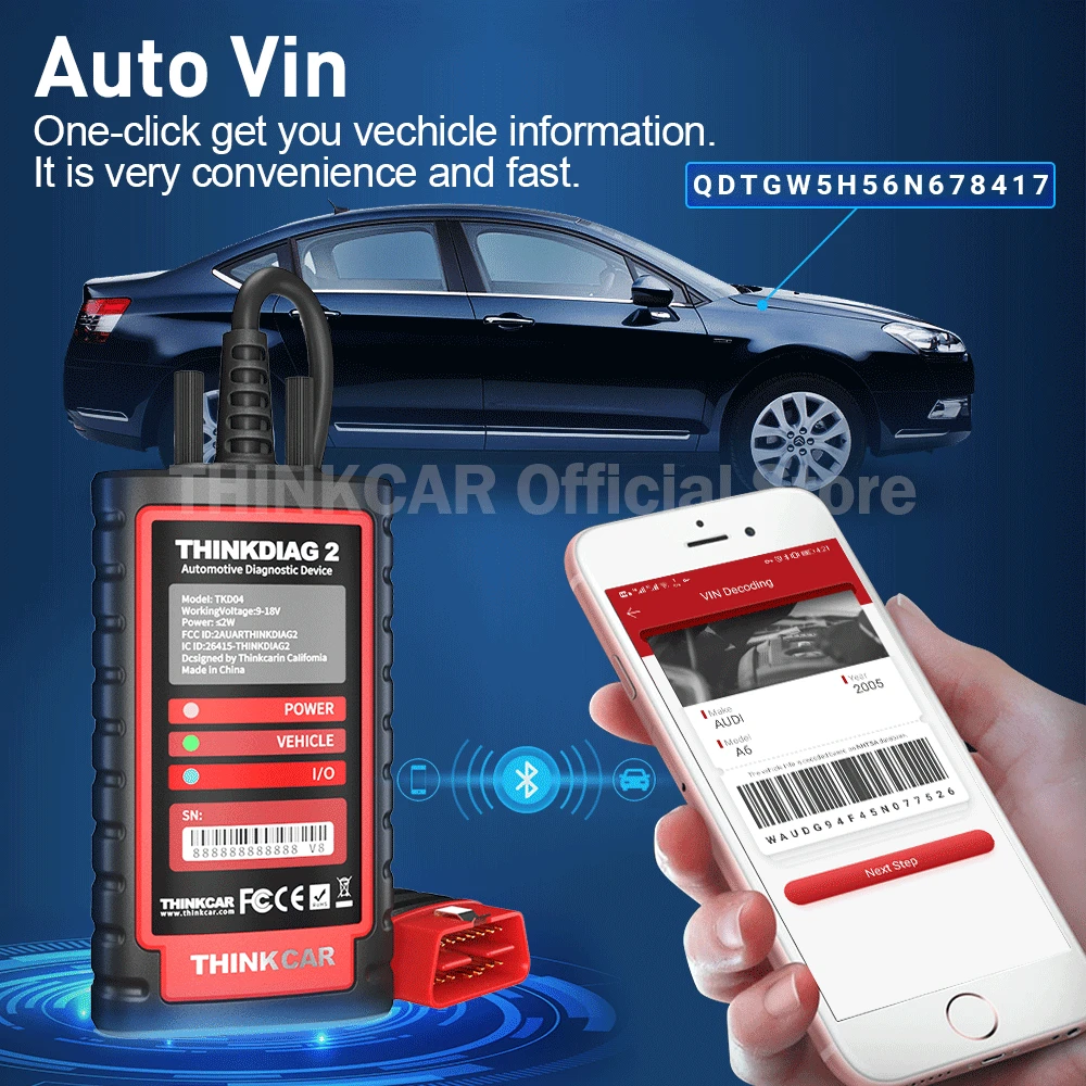 ThinkDiag 2 ALL software 1 Year Free Update Auto Diagnostic tool support CAN FD ECU Coding Active Test 16 reset OBD2 Scanner ThinkDiag 2 ALL software 1 Year Free Update Auto Diagnostic tool support CAN FD ECU Coding Active Test 16 reset OBD2 Scanner