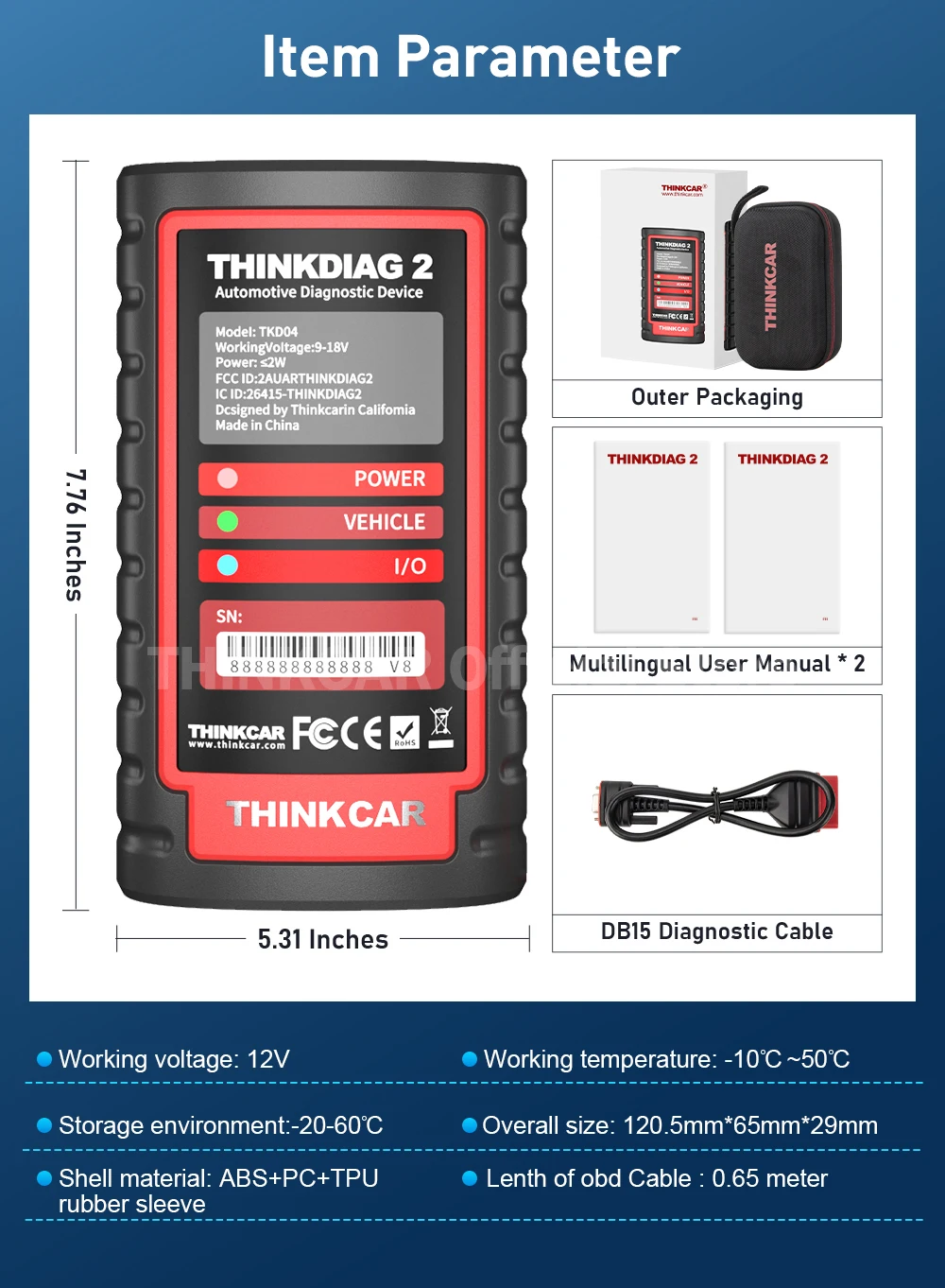 ThinkDiag 2 ALL software 1 Year Free Update Auto Diagnostic tool support CAN FD ECU Coding Active Test 16 reset OBD2 Scanner ThinkDiag 2 ALL software 1 Year Free Update Auto Diagnostic tool support CAN FD ECU Coding Active Test 16 reset OBD2 Scanner