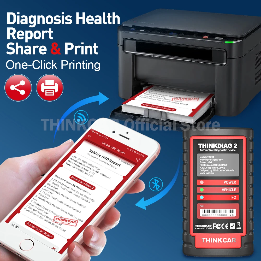 ThinkDiag 2 ALL software 1 Year Free Update Auto Diagnostic tool support CAN FD ECU Coding Active Test 16 reset OBD2 Scanner ThinkDiag 2 ALL software 1 Year Free Update Auto Diagnostic tool support CAN FD ECU Coding Active Test 16 reset OBD2 Scanner