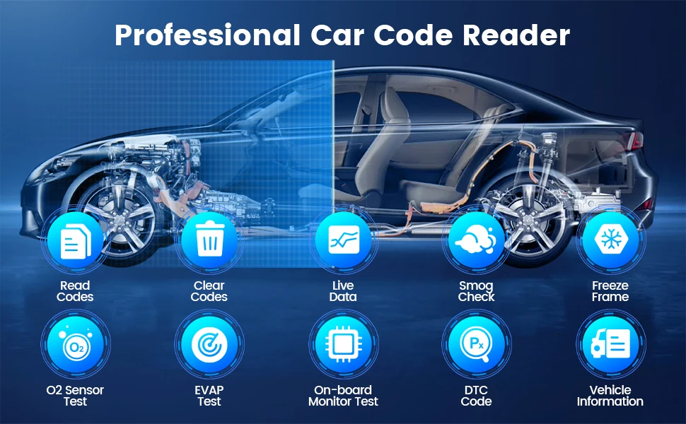 MUCAR BT200/BT200 Pro OBD2 Scanner Diagnostic Tool Bluetooth, Full System Automotive Scan Tool Free Oil/SAS 15 Reset Code Reader MUCAR BT200/BT200 Pro OBD2 Scanner Diagnostic Tool Bluetooth, Full System Automotive Scan Tool Free Oil/SAS 15 Reset Code Reader