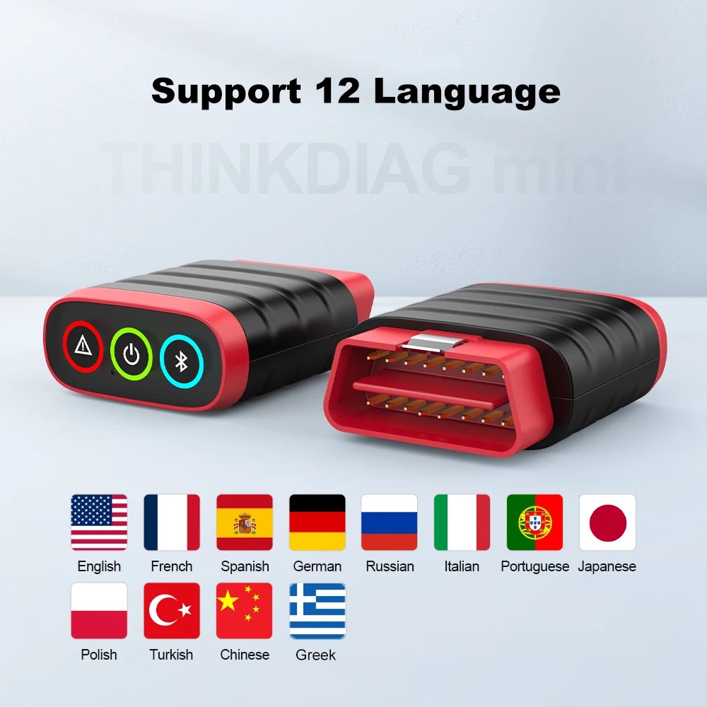 THINKCAR THINKDIAG MINI Obd2 Scanner For Auto Full Obd 2 Function System Diagnostic Tool Car Diagnose Code Reader PK ELM327 THINKCAR THINKDIAG MINI Obd2 Scanner For Auto Full Obd 2 Function System Diagnostic Tool Car Diagnose Code Reader PK ELM327