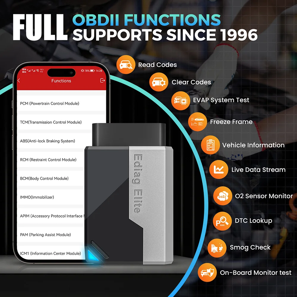 2025 New KINGBOLEN Ediag Elite Lifetime free Car Diagnostic Tools All system 15 Resets Bi-directional Test Auto Scanner OBD2 2025 New KINGBOLEN Ediag Elite Lifetime free Car Diagnostic Tools All system 15 Resets Bi-directional Test Auto Scanner OBD2