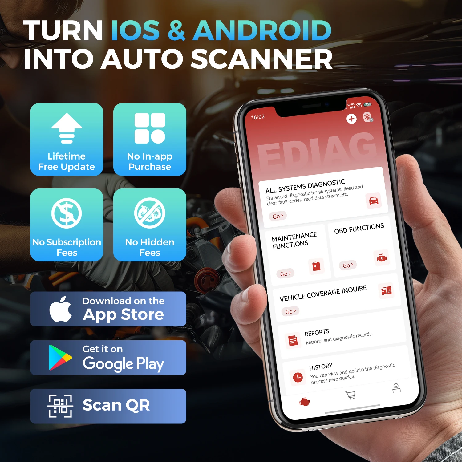 2025 New KINGBOLEN Ediag Elite Lifetime free Car Diagnostic Tools All system 15 Resets Bi-directional Test Auto Scanner OBD2 2025 New KINGBOLEN Ediag Elite Lifetime free Car Diagnostic Tools All system 15 Resets Bi-directional Test Auto Scanner OBD2