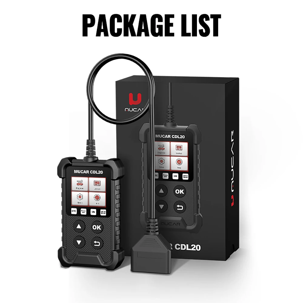 MUCAR CDL20 OBD2 Car Diagnostic Tools Free OBD 2 Code Reader Clear Engine Light Smog Test Auto Scanner MUCAR CDL20 OBD2 Car Diagnostic Tools Free OBD 2 Code Reader Clear Engine Light Smog Test Auto Scanner