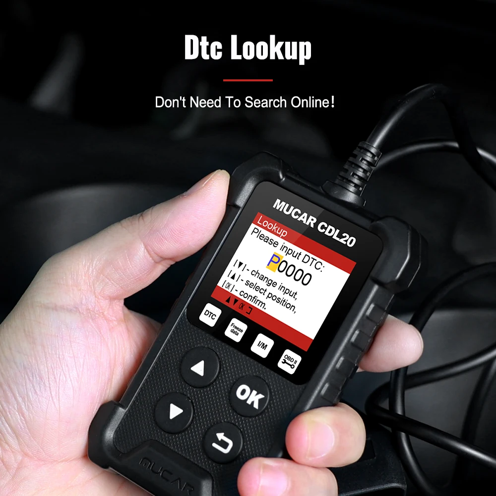 MUCAR CDL20 OBD2 Car Diagnostic Tools Free OBD 2 Code Reader Clear Engine Light Smog Test Auto Scanner MUCAR CDL20 OBD2 Car Diagnostic Tools Free OBD 2 Code Reader Clear Engine Light Smog Test Auto Scanner