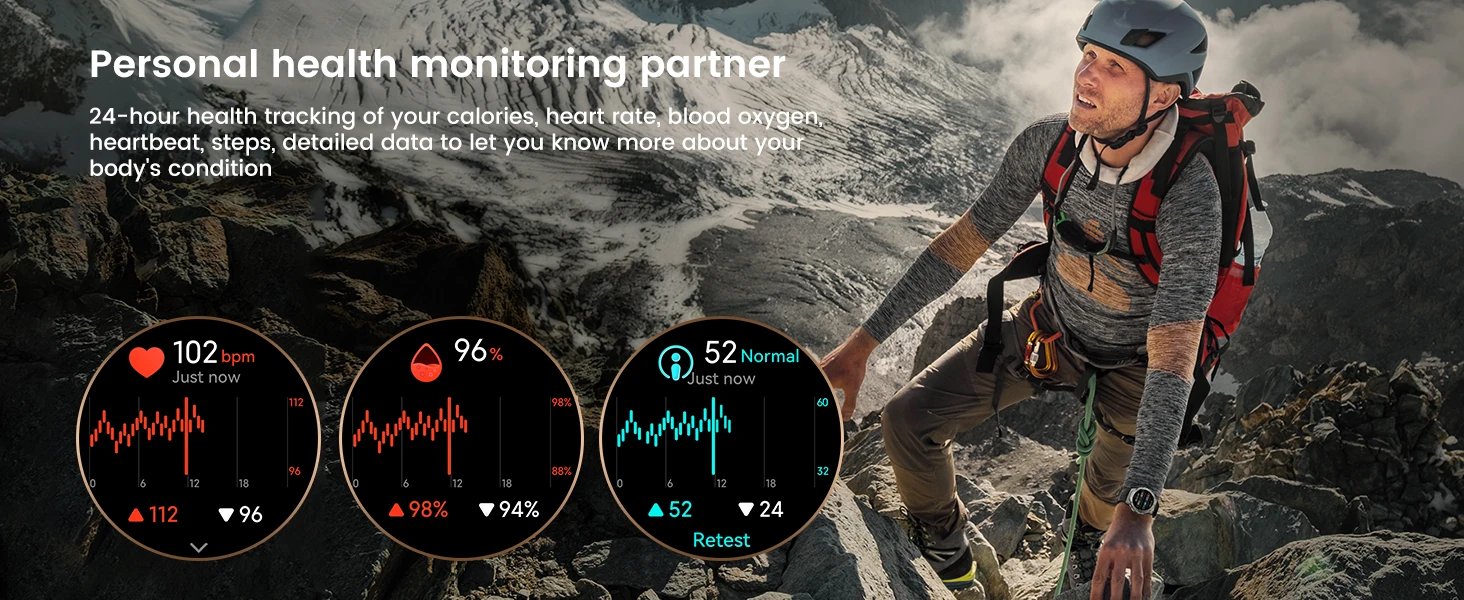 HIDAMEL T3E GPS Smart Watch For Men Compass Altimeter Altitude Stainless Steel Shell 5ATM IP69K Waterproof 470mAh AMOLED Watches