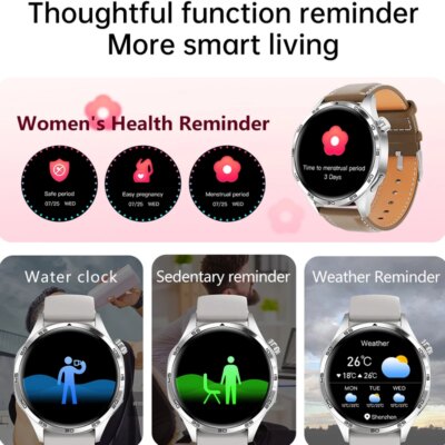 GT5 PRO Smart Watch Men Watch 5 Pro AMOLED HD Screen Bluetooth Call GPS Trajectory NFC Heart Rate Compass SmartWatches 2024 New - Image 5
