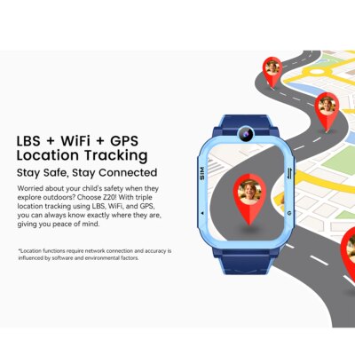 Blackview Z20 4G Smart Watch Kids 800mAh Video Call GPS WiFi Tracker Location SOS Call Back Monitor Phone Watch Smartwatch - Image 6