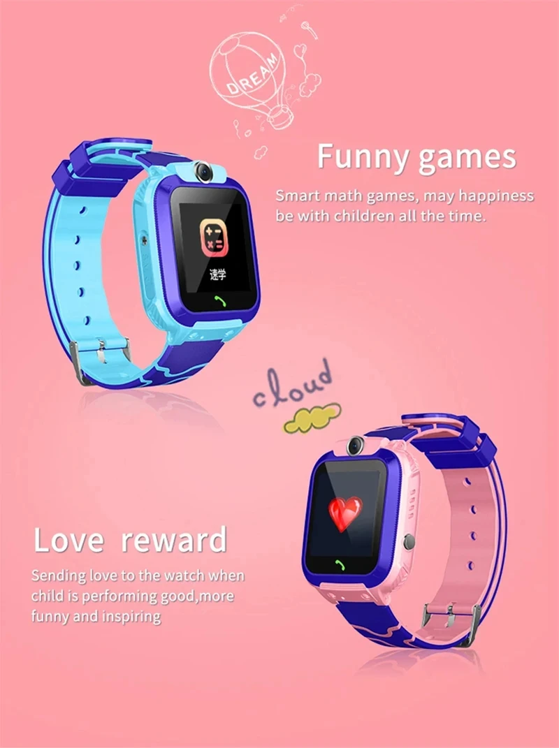 Xiaomi Kids Smart Watch SOS GPS Location Tracke Sim Card Call Child SmartWatch Camera Waterproof Watch Gift For Ios Android