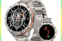 KOSPET TANK T3 Ultra GPS Smart Watch For Men Altimeter Compass Barometric 470mAh 60 Days Battery Bluetooth Call IP69K Waterproof