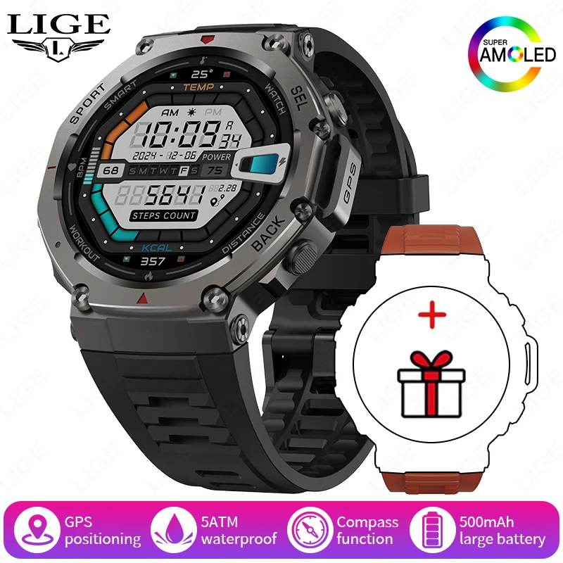 Two silicone strap