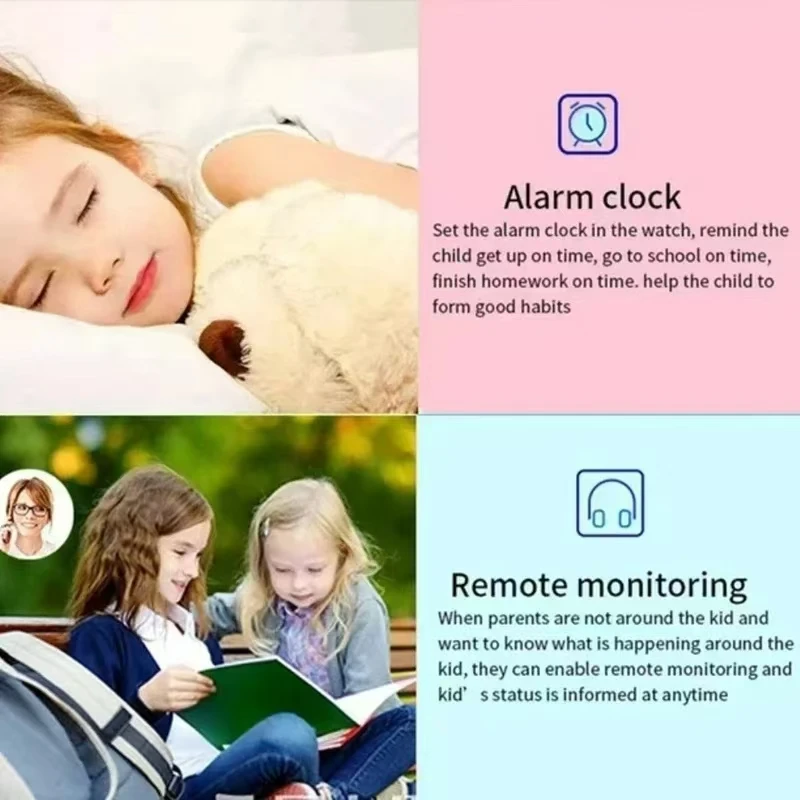 Kids 4G Smart Watch SOS GPS Location Sim Card Call Child SmartWatch Camera Waterproof Watch Gift For Ios Android Children Gift