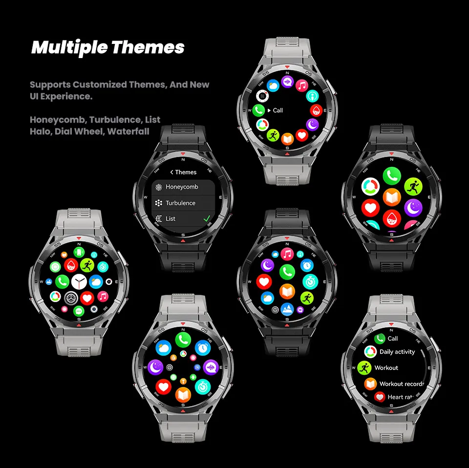 2025 New for HUAWEI Original Premium GPS SmartWatch Ultra HD AMOLED Display Built-in GPS BT Call 10ATM Waterproof Smart Bracelet