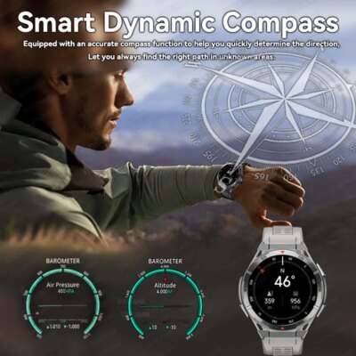 2025 New for HUAWEI Original Premium GPS SmartWatch Ultra HD AMOLED Display Built-in GPS BT Call 10ATM Waterproof Smart Bracelet - Image 5