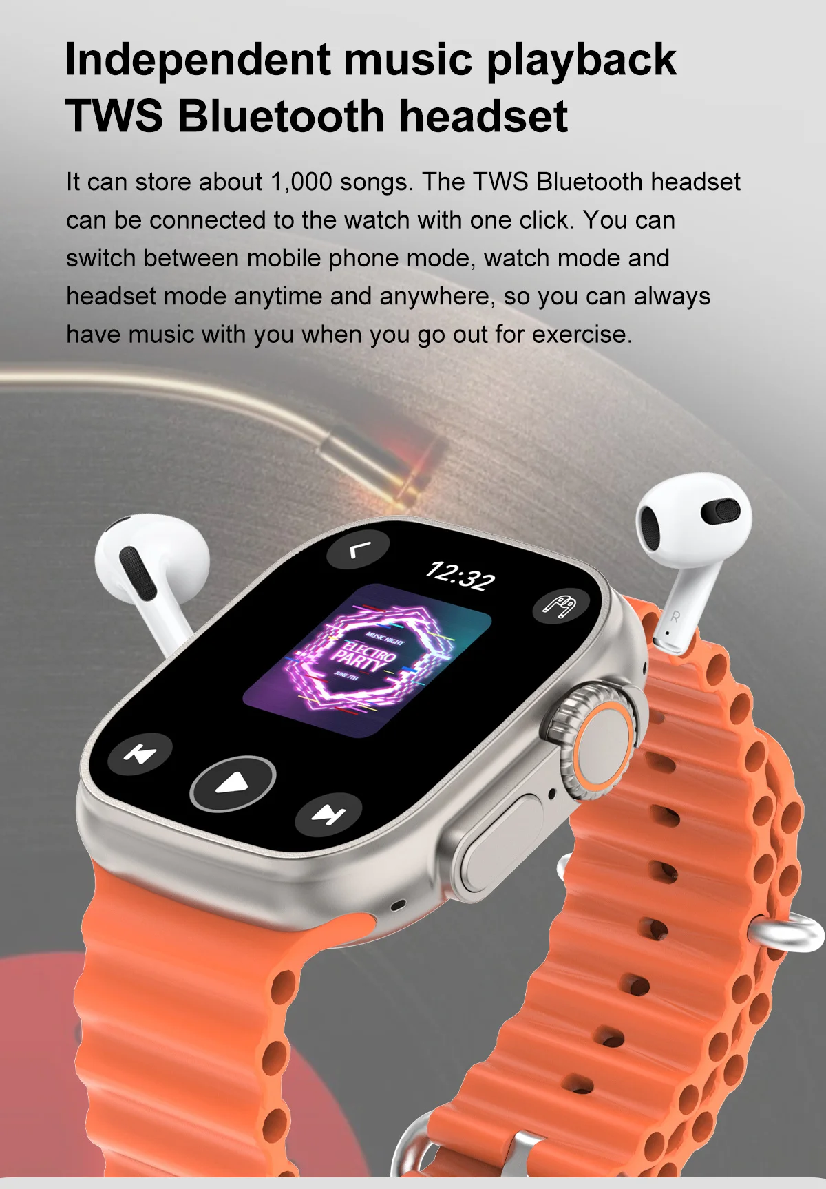2025 New AI Smart Watches Men 2.04Inch AMOLED Screen App Download network sharing Smartwatch Men Bluetooth call GPS track NFC