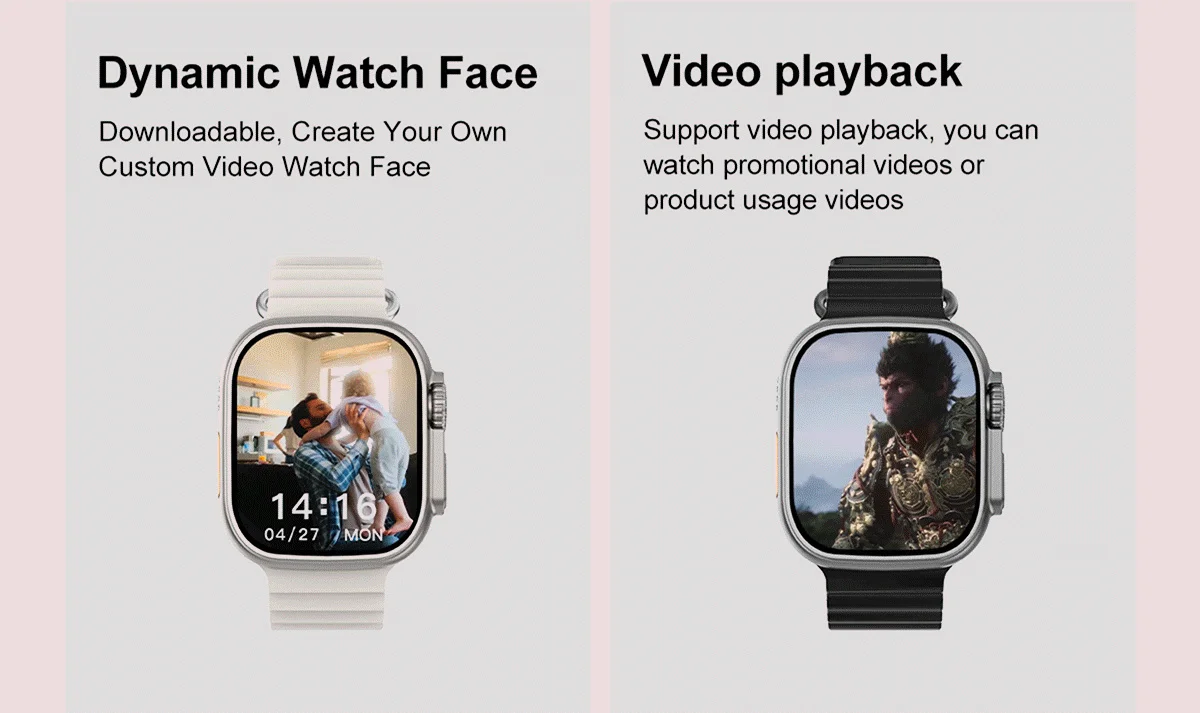 2025 New AI Smart Watches Men 2.04Inch AMOLED Screen App Download network sharing Smartwatch Men Bluetooth call GPS track NFC