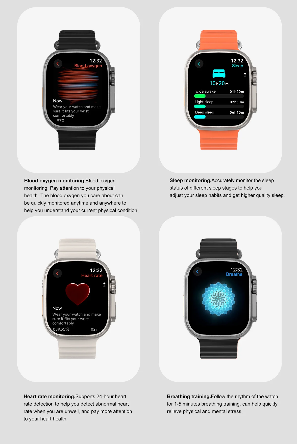 2025 New AI Smart Watches Men 2.04Inch AMOLED Screen App Download network sharing Smartwatch Men Bluetooth call GPS track NFC