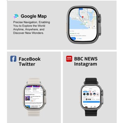2025 New AI Smart Watches Men 2.04Inch AMOLED Screen App Download network sharing Smartwatch Men Bluetooth call GPS track NFC - Image 3