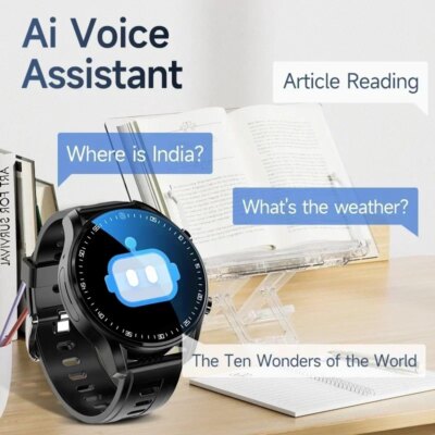 A7 Dual Camera Video Call 4G Smart Watch Step Tracker 128GB Memory SIM Card with Wifi GPS Waterproof Google Play Store - Image 5